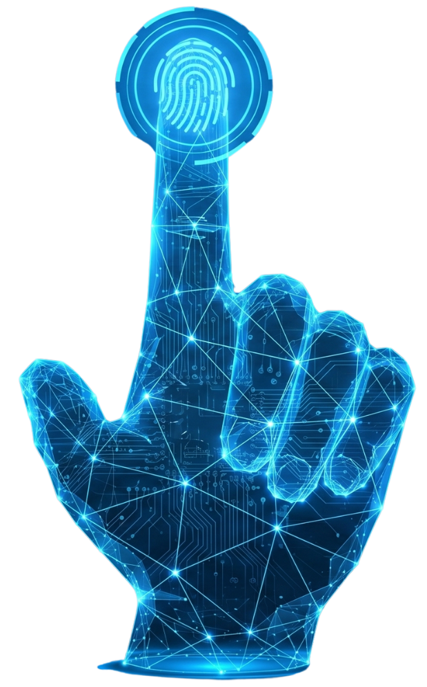 Futuristic Hand Palm